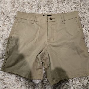 RSQ Men's Tan Flat Front Shorts Size 29